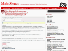 Tablet Screenshot of mainsleaze.spambouncer.org